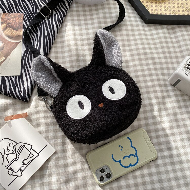 Japanese Style Kawaii Plush Cat Shoulder Bag