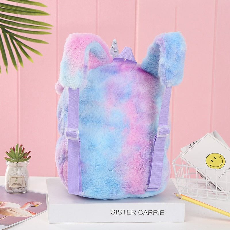 Fluffy Unicorn Backpack