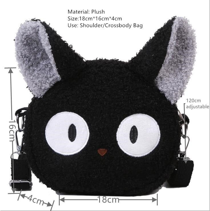 Japanese Style Kawaii Plush Cat Shoulder Bag