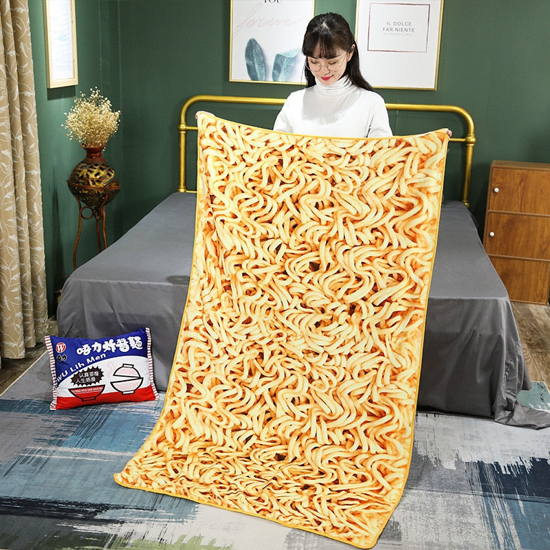 Ramen Noodle Blanket & Pillow