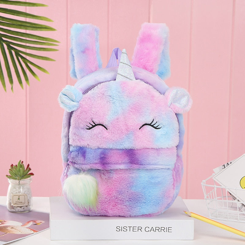 Fluffy Unicorn Backpack