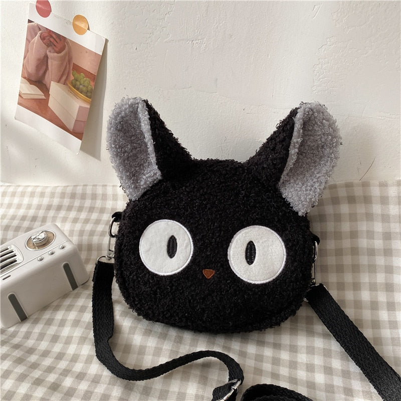 Japanese Style Kawaii Plush Cat Shoulder Bag