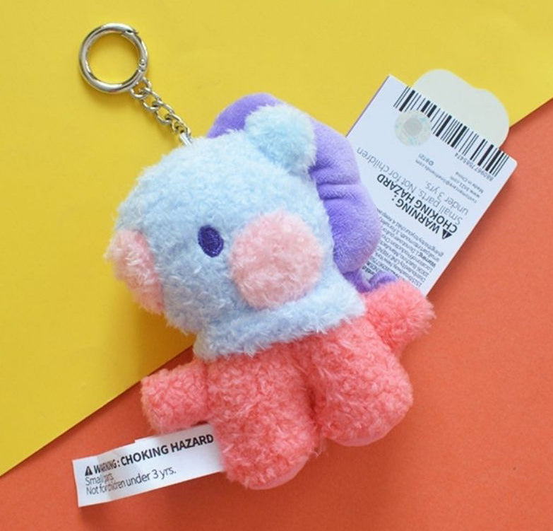 BT21- (BTS x Line Friends) Mini Plush Keychain - Fluffy Style