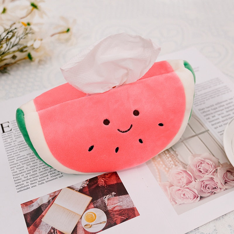 Plush Fruity Tissue Dispenser