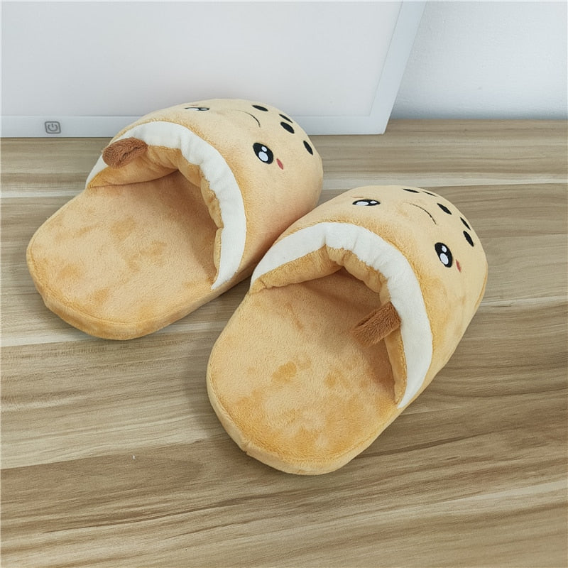 Boba Plush Slippers