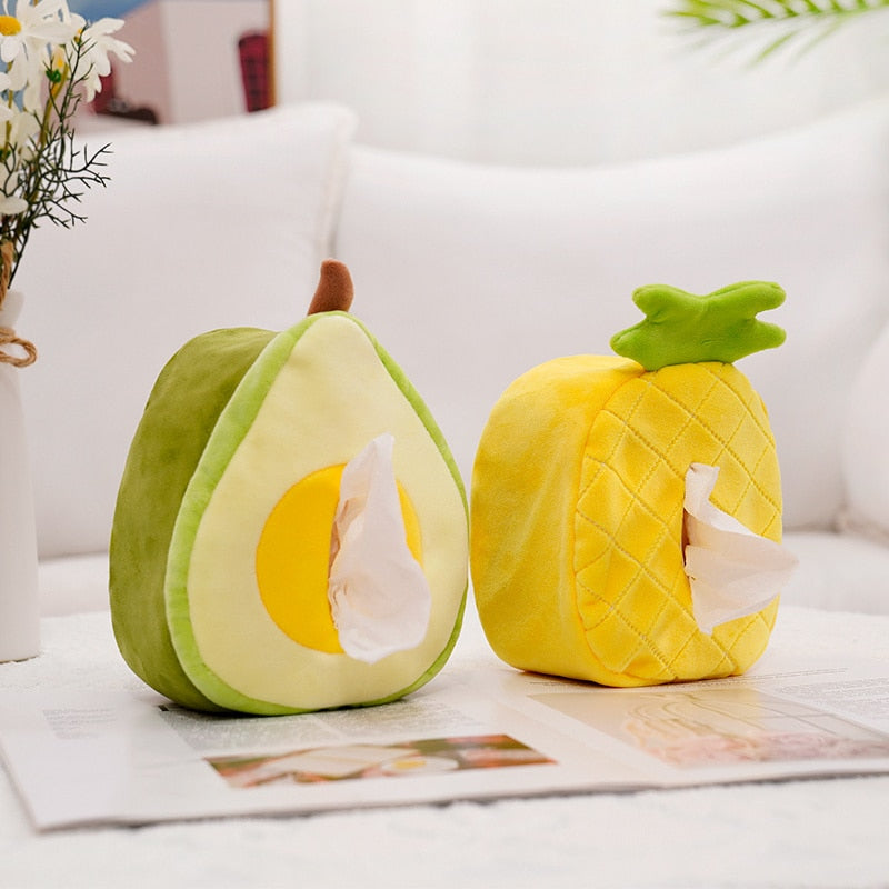 Plush Fruity Tissue Dispenser