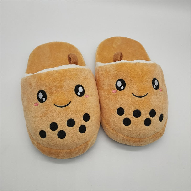 Boba Plush Slippers