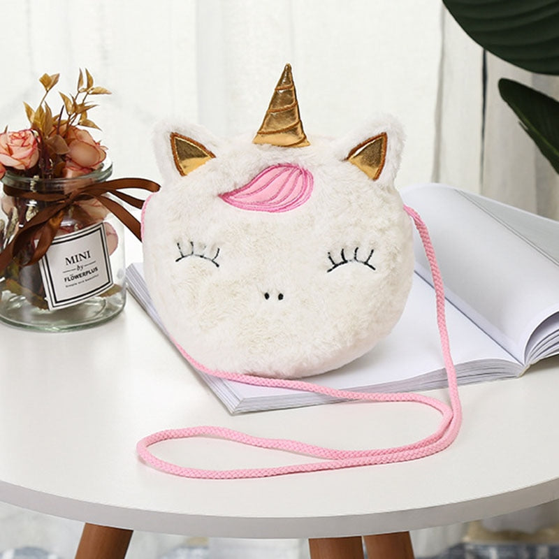 Plush Unicorn Coin Purse