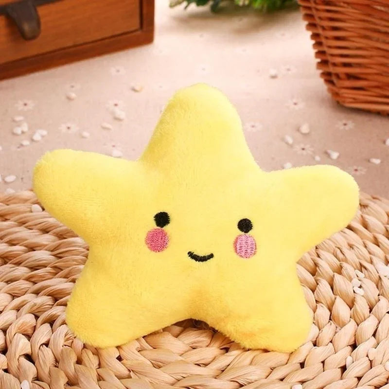 Squeaky Star Dog Plush Toy