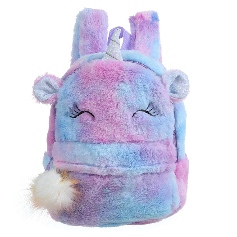 Fluffy Unicorn Backpack