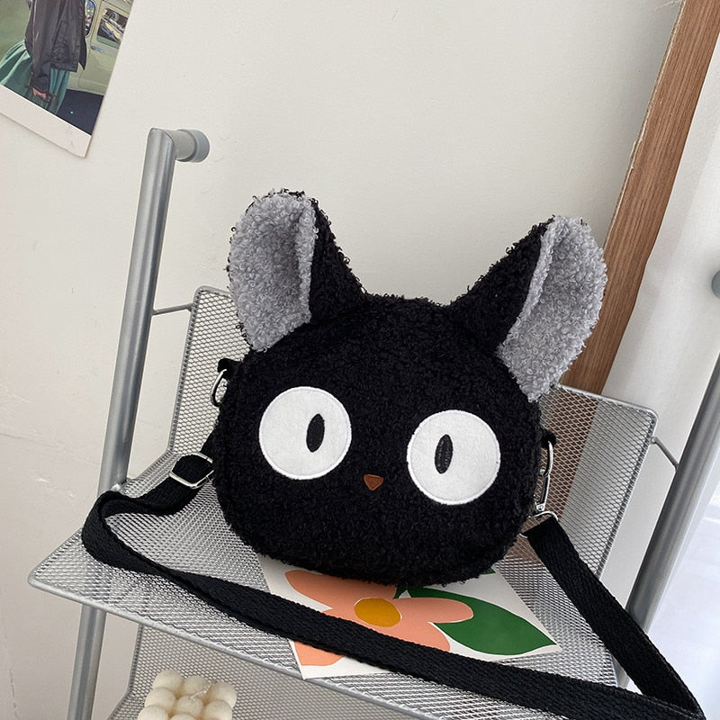 Japanese Style Kawaii Plush Cat Shoulder Bag